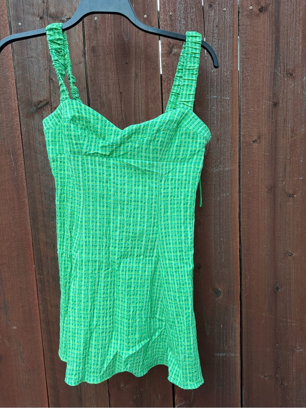 ZARA Gingham Mini Dress